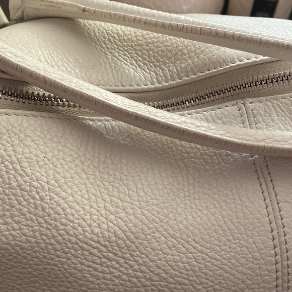 Furla beige cream leather satchel - Picture 3 of 10
